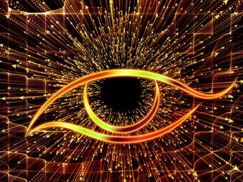 Magic of Visual Information 스톡 일러스트