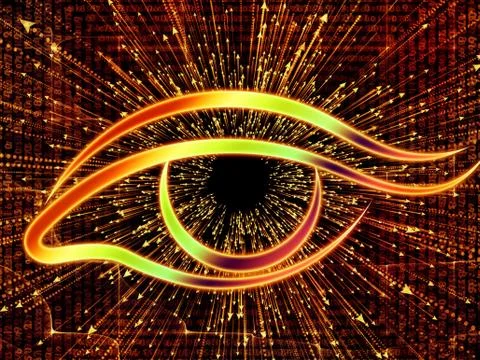 Magic of Visual Information Illustrazione stock