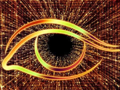 Magic of Visual Information 스톡 일러스트