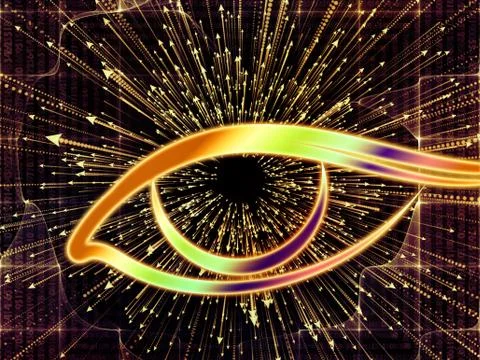 Magic of Visual Information Illustrazione stock