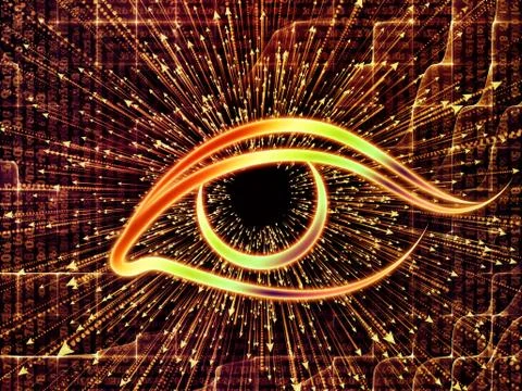 Magic of Visual Information Stockillustratie
