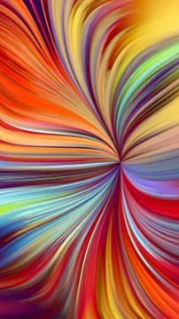 Magic of Vivid Palette Stock Illustration