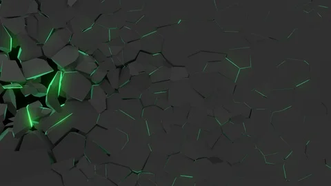 Magic Wall Explosion Opening Stock Footage 100541450