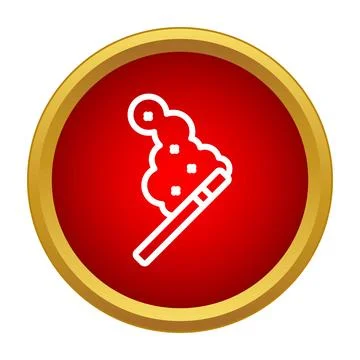 Magic wand creating spell effect icon design Illustrazione stock