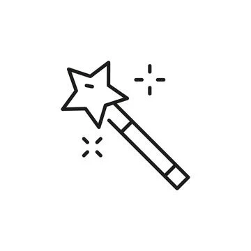 Magic Wand Icon Illustrazione stock