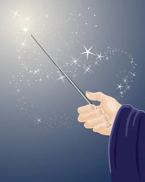 Magic wand Stock Illustration