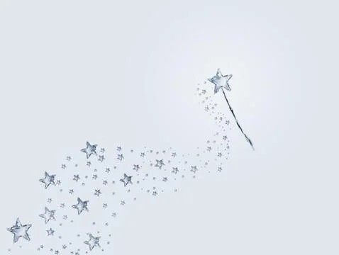 Magic Wand Illustrazione stock
