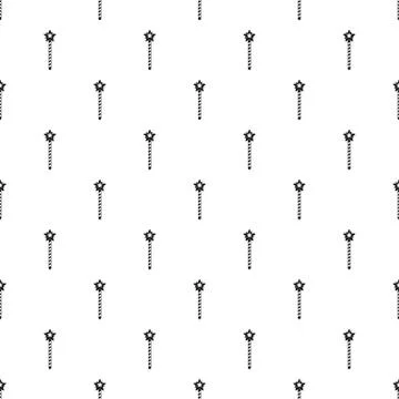 Magic wand pattern vector 스톡 일러스트