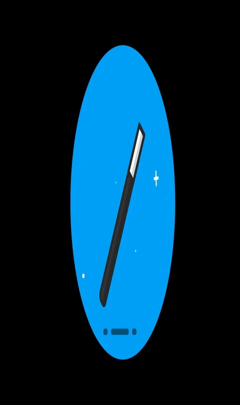 Magic Wand Premium flat icon animated with alpha channel Stock Footage 101584595