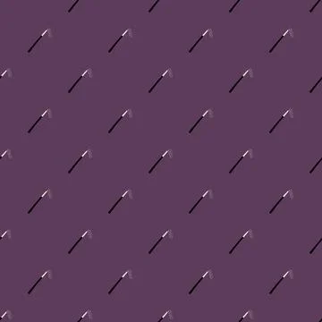 Magic wand seamless pattern. Magic background. Stock Illustration