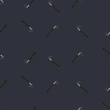 Magic wand seamless pattern. Magic background. Illustrazione stock