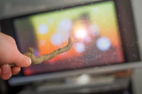Magic Wand Television Stock Photos