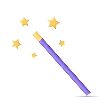 Magic wand tool Stock Illustration