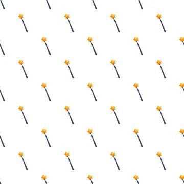 Magic wands seamless pattern for fantasy concepts Stock-Illustration
