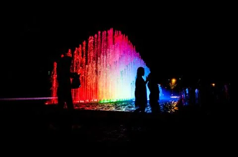 Magic Water Circuit Stock Photos
