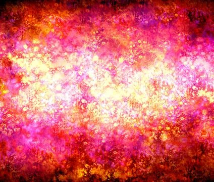 Magic watercolor background hand drawing. Drawing on paper, scanned image. Stock Illustration