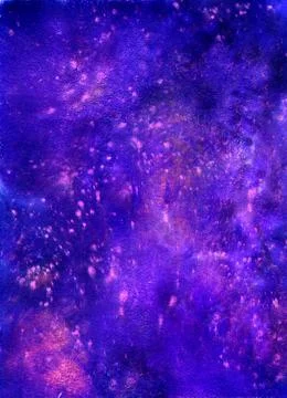 Magic watercolor background hand drawing. Drawing on paper, scanned image. Stock-Illustration