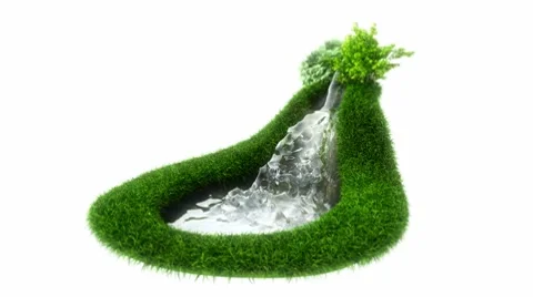 Magic Waterfall Stock Footage 8555448