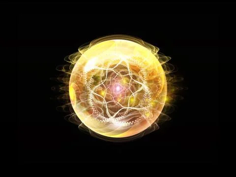 Magic of Wave Particle Illustrazione stock