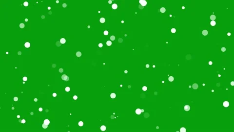 Magic white particles motion graphics with green screen background Stock Footage 142617881