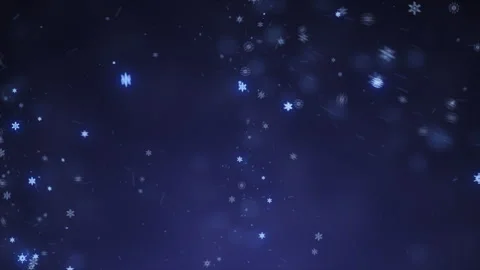 Magic Winter Snow animation background Stock Footage 244837812
