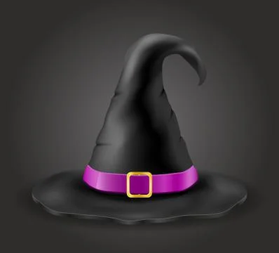 Magic witch hat vector illustration Stock Illustration