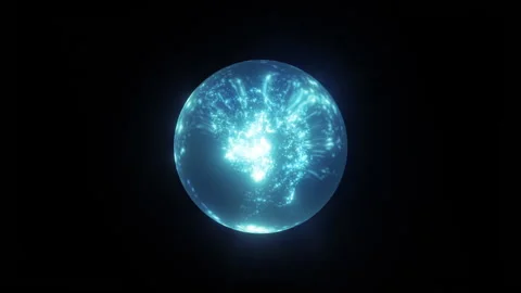 Magic Wizard Sphere Stock Footage 158818104