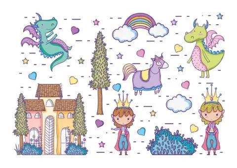 Magic world elements man with sunglasses and dollar symbol inside chat bubble Stockillustratie