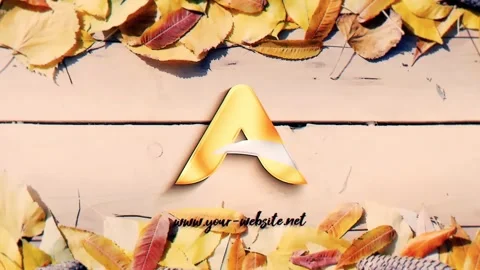 Magic Yellow Leaves Unveil Stock After Effects