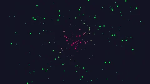 Magical abstract bokeh particle explosion on deep navy background. Perfect .. Stock Footage 341056103