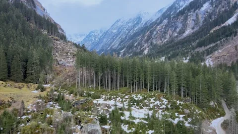 A magical atmosphere in the Austrian Alps Stock Footage 238475806
