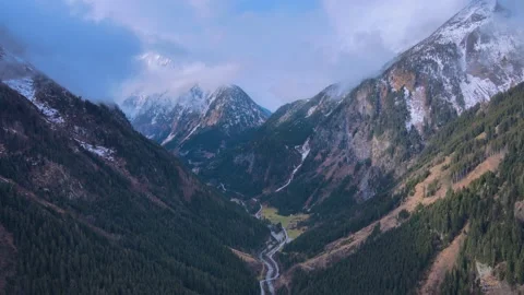 A magical atmosphere in the Austrian Alps Stock Footage 238477746