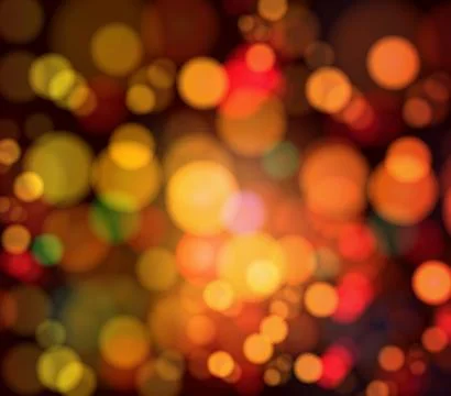 Magical background with night bokeh Stock Illustration