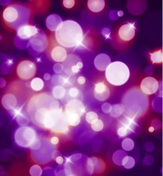 Magical background with night bokeh Illustrazione stock