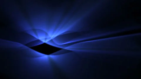 Magical background of soft blue light waves in abstract motion (FULL HD) Stockbeeldmateriaal 37225578