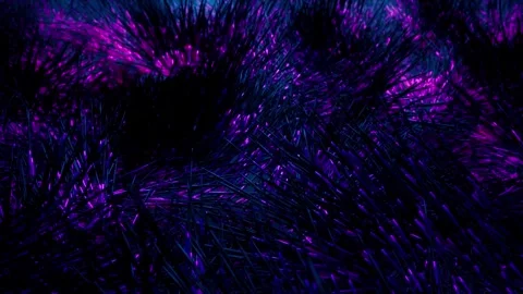 Magical background with very sharp sticks that move like waves and generate  Stock Footage 261912401