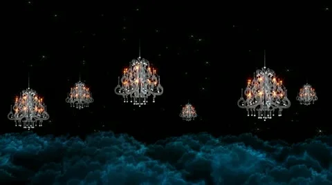 Magical Chandeliers.mp4 Stock-Footage 21706094