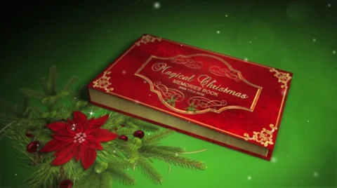 Magical Christmas Book Stock After Effects