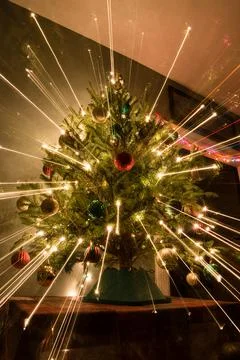 Magical Christmas Tree Stock Photos