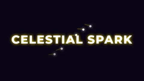 Magical cinematic celestial spark of golden glowing particles in dark space Vídeos de archivo 337656344