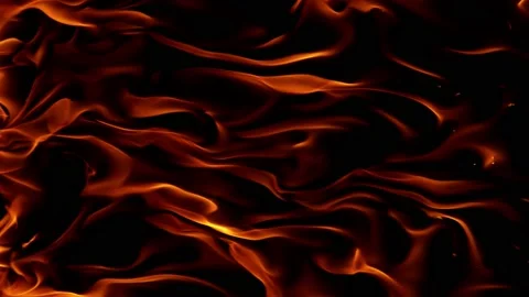 Magical Crackling Fire Flames in Super Slow Motion. Video stock 162124014