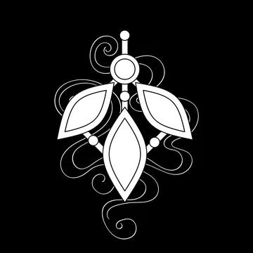 Magical Crystal, Deco Element Stock Illustration