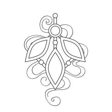 Magical Crystal, Deco Element Stock Illustration