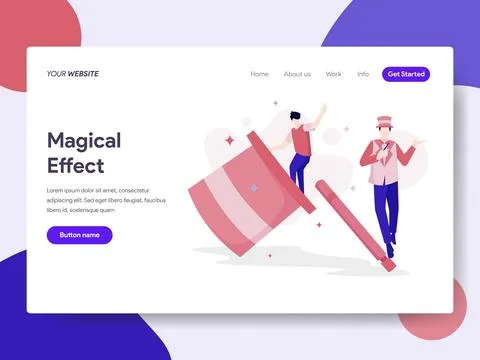 Magical Effect Illustration Concept Stock Illustration