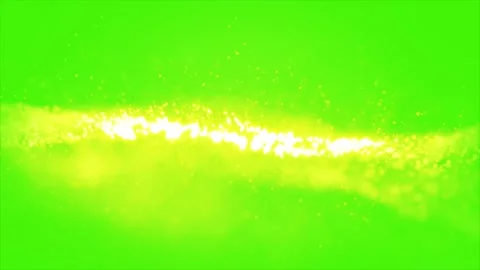 Magical Energy Wave Green Screen Sparkling Light Effect 4K Stock Footage Stock Footage 305089309