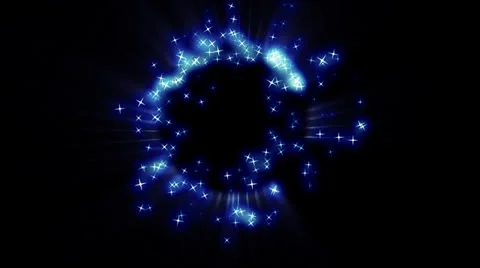 Sparkling Fairy Dust Stars Background, Stock Video