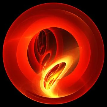 Magical fire Stock Illustration