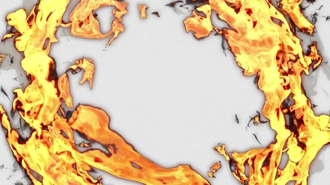 Magical Fire Shockwaves Stock Footage 245452979