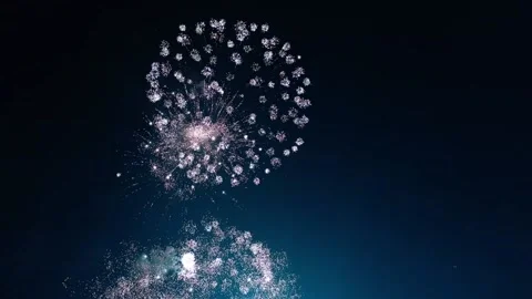 Magical fire works Vídeo Stock 139762778