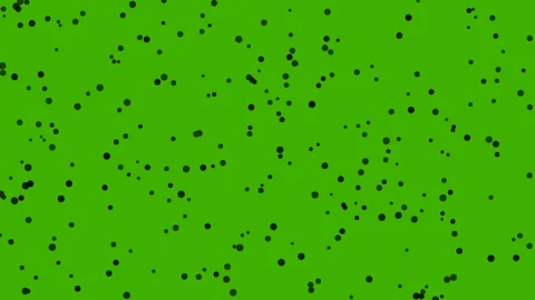 Magical fireflies glowing on green screen overlay 4K Vídeos de archivo 336513512